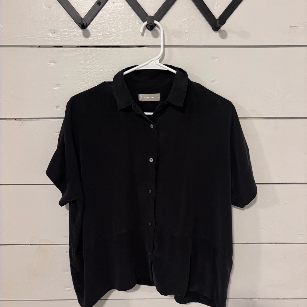 Everlane Boxy Shirt in Washable Silk